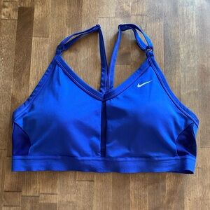 Nike Dri-Fit Royal Blue Sports Bra Size Large